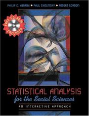 Cover of: Statistical analysis for the social sciences
