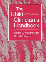 Cover of: The Child Clinician's Handbook (2nd Edition)