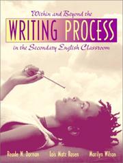 Cover of: Within and Beyond the Writing Process in the Secondary English Classroom