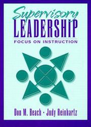 Supervisory Leadership by Don M. Beach, Judy Reinhartz