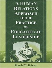 Cover of: A Human Relations Approach to the Practice of Educational Leadership