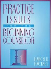 Cover of: Practice Issues for the Beginning Counselor