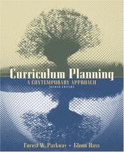 Cover of: Curriculum planning by [compiled by] Forrest W. Parkay, Glen Hass.