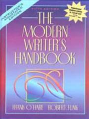 Cover of: The modern writer's handbook
