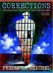 Cover of: Corrections: philosophies, practices, and procedures