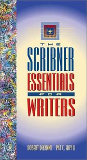 Cover of: The Scribner essentials for writers