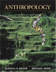 Cover of: Anthropology by Barbara D. Miller, Bernard Wood, Andrew Balkansky, Julio Mercader, Melissa Panger
