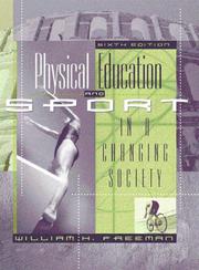 Cover of: Physical education and sport in a changing society