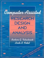 Computer-assisted research design and analysis by Barbara Tabachnick, Linda Fidell
