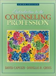 Cover of: Introduction to the counseling profession