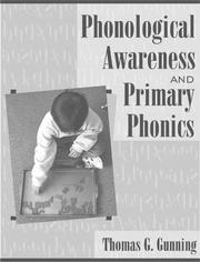 Cover of: Phonological awareness and primary phonics