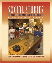 Cover of: Social Studies for the Elementary and Middle Grades by Cynthia Szymanski Sunal, Mary Elizabeth Haas