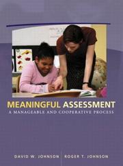 Cover of: Meaningful assessment: a manageable and cooperative process