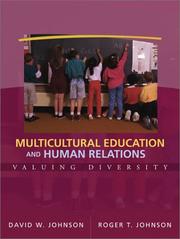 Cover of: Multicultural Education and Human Relations | David W. Johnson
