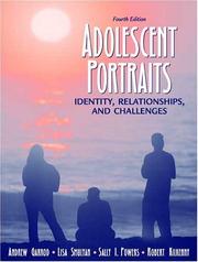 Cover of: Adolescent portraits: identity, relationships, and challenges