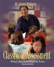 Classroom assessment by Popham, W. James.