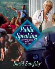 Cover of: Public Speaking: Strategies for Success (with Interactive Companion Website) (3rd Edition)