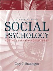 Cover of Experiences in Social Psychology