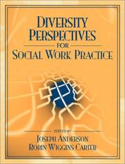 Cover of: Diversity Perspectives for Social Work Practice by Joseph Anderson, Robin Wiggins Carter