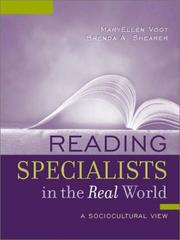 Cover of: Reading specialists in the real world: a sociocultural view