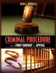 Cover of: Criminal procedure