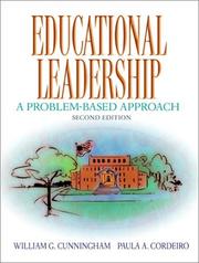 Cover of: Educational Leadership by William G. Cunningham, Paula A. Cordeiro