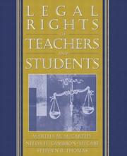 Cover of: Legal rights of teachers and students