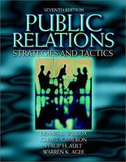 Cover of: Public Relations by Philip H. Ault, Warren Kendall Agee, Glen T. Cameron, Dennis L. Wilcox