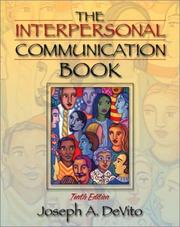 Cover of: The interpersonal communication book by Joseph A. DeVito