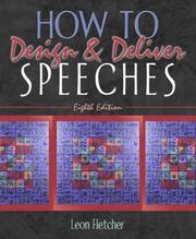 Cover of: How to Design & Deliver Speeches