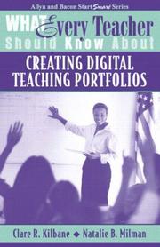 Cover of: What Every Teacher Should Know About Creating Digital Teaching Portfolios (What Every Teacher Should Know About... (WETSKA Series))