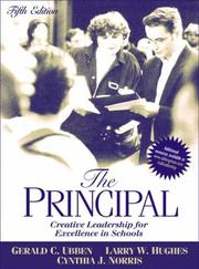 Cover of: The principal by Gerald C. Ubben, Larry Hughes, Cynthia J. Norris, Larry W. Hughes, Gerald C. Ubben