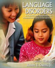 Cover of: Language Disorders by Robert E. Owens, Robert E. Owens