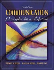 Cover of: Communication by Steven A. Beebe