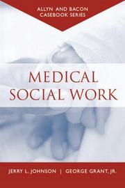 Cover of: Casebook: Medical Social Work (Allyn & Bacon Casebook Series) (Allyn & Bacon Casebooks Series)