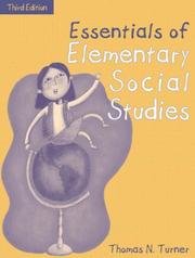Cover of: Essentials of Elementary Social Studies (Part of the Essentials of Classroom Teaching Series)