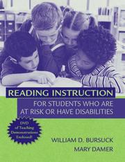 Cover of: Reading Instruction for Students Who Are at Risk or Have Disabilities