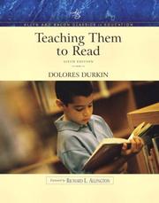 Cover of: Teaching them to read by Dolores Durkin, Dolores Durkin