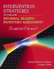 Intervention Strategies to Follow Informal Reading Inventory Assessment by Lauren Leslie