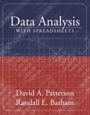 Cover of: Data Analysis with Spreadsheets (with CD-ROM) by David A. Patterson, Randall E. Basham