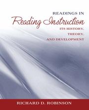 Cover of: Readings in reading instruction: its history, theory, and development