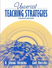 Cover of: Universal teaching strategies | H. Jerome Freiberg