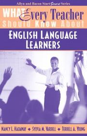 Cover of: What Every Teacher Should Know About English Language Learners (What Every Teacher Should Know About... (WETSKA Series))
