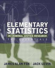 Cover of: Elementary Statistics in Criminal Justice Research: The Essentials
