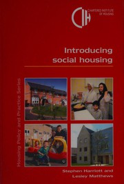 Cover of: Introducing social housing