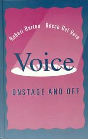 Cover of: Voice: onstage and off