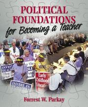 Cover of: Political foundations for becoming a teacher