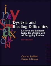 Dyslexia and reading difficulties by Carol A. Spafford, Carol S Spafford, George S. Grosser