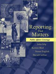 cover of Reporting That Matters