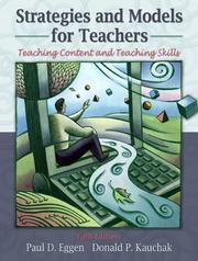 Cover of: Strategies and Models for Teachers: Teaching Content and Thinking Skills (5th Edition)